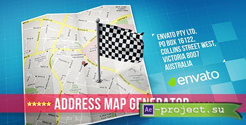 Videohive: Map 18227432 - Project for After Effects 