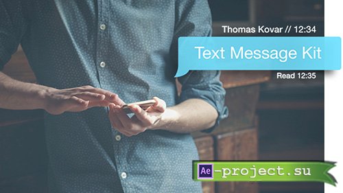 Videohive: Text Message Kit V2.2 - Project for After Effects