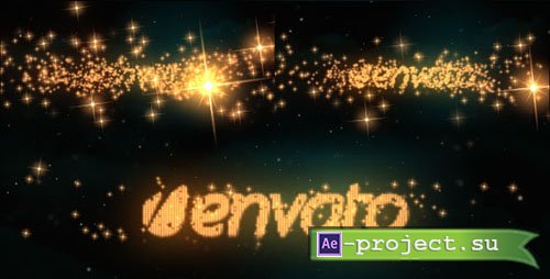 Videohive: Logo & Text Intro - Glitters - Project for After Effects 