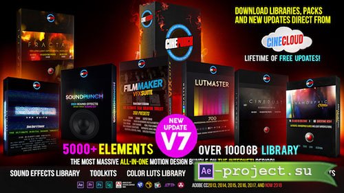 Videohive: CINEPUNCH Video Creator Bundle - After Effects Presets