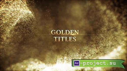 Golden Titles 65855 - After Effects Templates