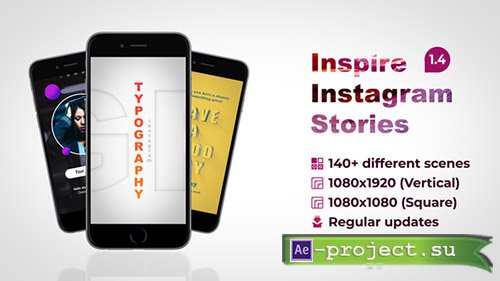 Videohive: Inspire Instagram Stories - Project for After Effects