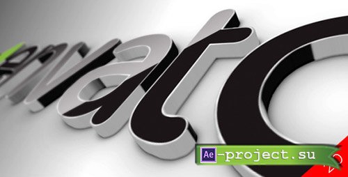 Videohive: Black Classic 3D Logo V2 - Project for After Effects 