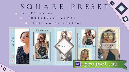 Instagram Stories Square Preset 65697 - After Effects Templates