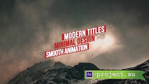 Modern Minimal Titles 28458 - After Effects Templates
