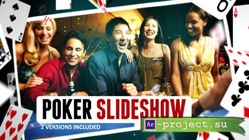 Videohive: Poker Gambling Cards Slideshow - Project for After Effects  