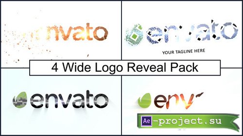 Videohive: Wide Logo Reveal Pack - Project for After Effects 