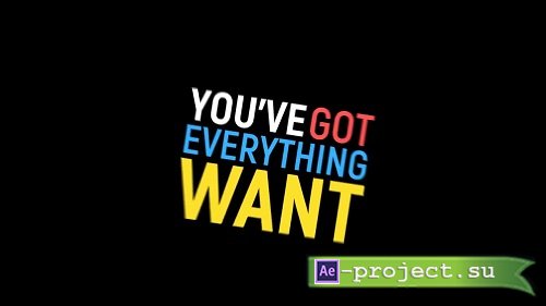 Kinetic Typography 64015 - After Effects Templates