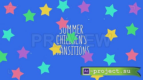 Summer Children's Transitions - Stock Motion Graphics
