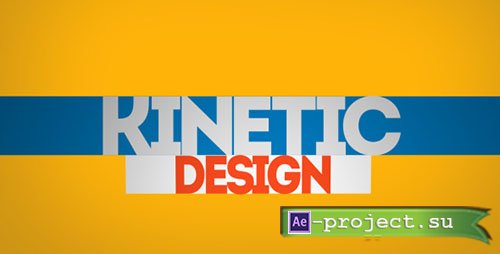 Videohive: Kinetic Typo 4525737 - Project for After Effects 