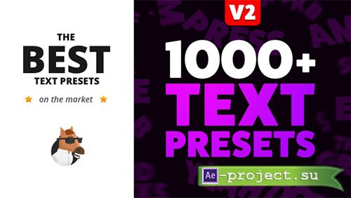 Videohive: Text Preset Pack for Animation Composer V2 - After Effects plugin 