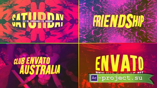 Videohive: Night Club Opener 19283492 - Project for After Effects 