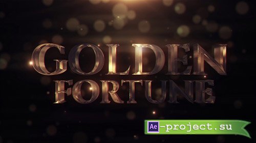 Videohive: Golden Fortune - Project for After Effects 