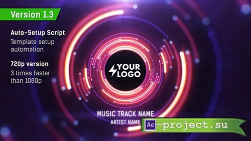 Videohive: Audio React Tunnel Music Visualizer - Project for After Effects 