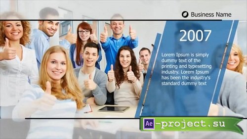 Simple Corporate Timeline - After Effects Templates