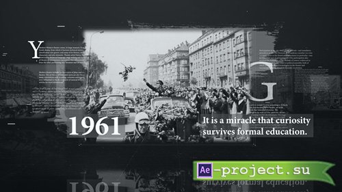 Videohive: History Timeline 21690292 - Project for After Effects 
