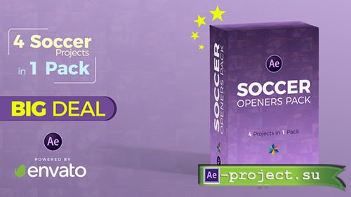 Videohive: Soccer Openers Pack - Project for After Effects 
