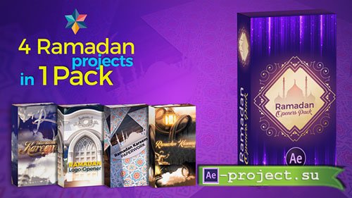 Videohive: Ramadan Openers Pack 21866017 (4in1) - Project for After Effects 