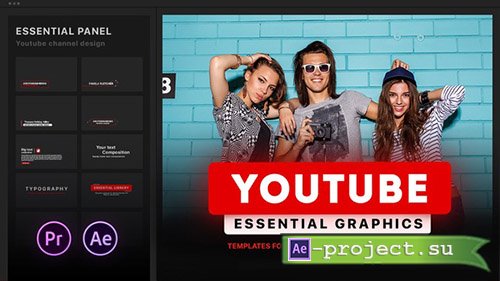 Videohive: Youtube Essential Library - Project for After Effects