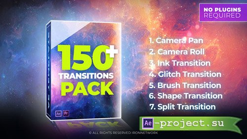 Videohive: Transitions 21637768 - Project for After Effects 