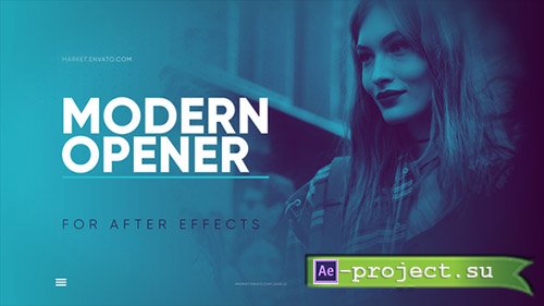 Videohive: Modern Opener 21895365 - Project for After Effects 