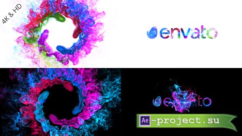 Videohive: Colors of Particles Swirls Ident - Project for After Effects 