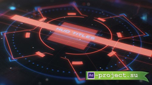 Videohive: Hud Cinematic Titles - Project for After Effects 