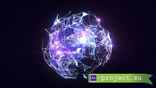 Videohive: Plexus Globe Logo Reveal  - Project for After Effects 