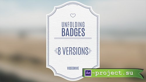 Videohive: Wedding Badges - Project for After Effects 
