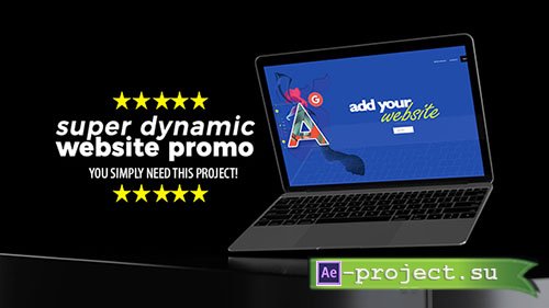 Videohive: Super Dynamic Website Promo - Project for After Effects 