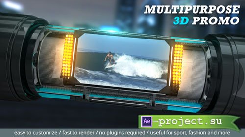 Videohive: Multipurpose 3D Promo  - Project for After Effects 