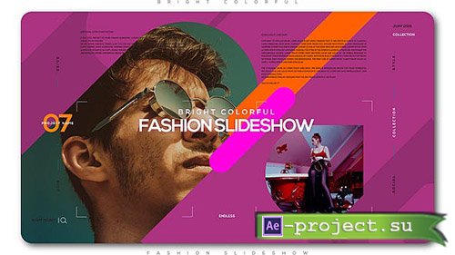 Videohive: Bright Colorful Fashion Slideshow - Project for After Effects 