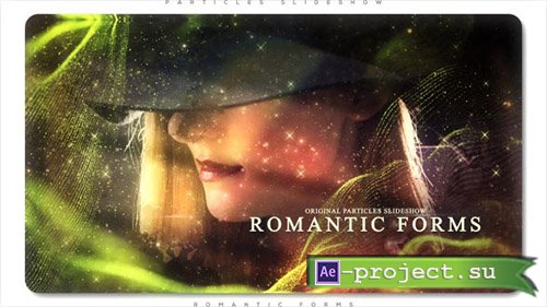 Videohive:  Romantic Forms Particles Slideshow - Project for After Effects 