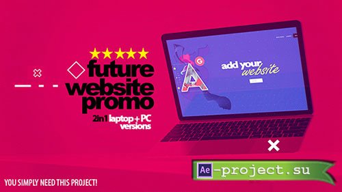 Videohive: Future Website Promo 2in1 - Project for After Effects 
