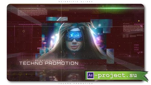 Videohive: Scientific Slides Techno Promotion - Project for After Effects 