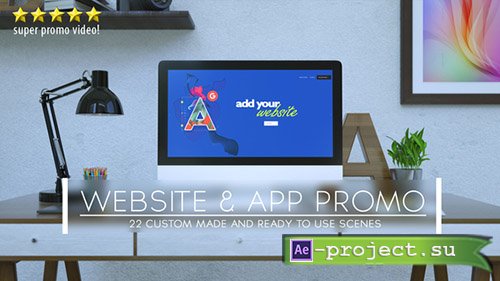 Videohive: Website and App Promo - Project for After Effects 