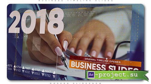 Videohive: Business Timeline Slides - Project for After Effects 