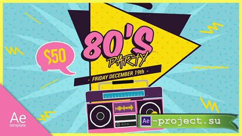 Videohive: New 80s - Project for After Effects 
