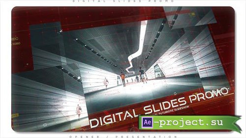 Videohive: Digital Slides Promo - Project for After Effects 