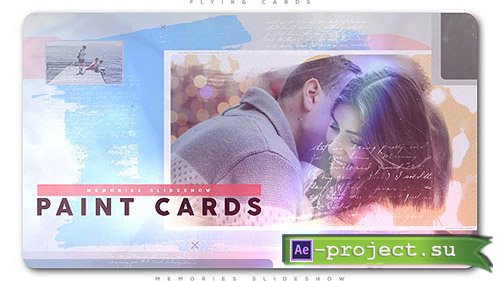 Videohive: Painted Cards of Memories Slideshow - Project for After Effects 