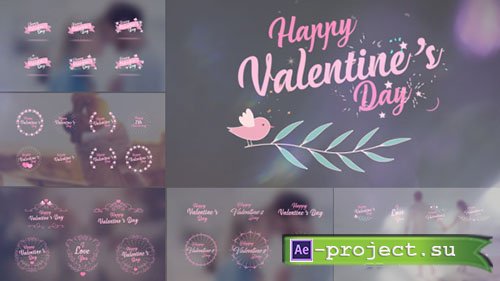 Videohive: Valentine's Day Badge Pack - Project for After Effects 
