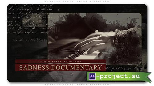 Videohive: Sadness Documentary Slideshow - Project for After Effects 