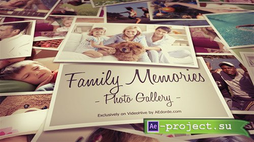 Videohive: Photo Gallery - Family Memories - Project for After Effects 