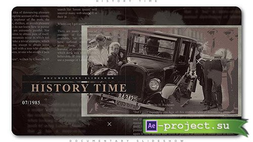Videohive: History Time Documentary Slideshow - Project for After Effects 