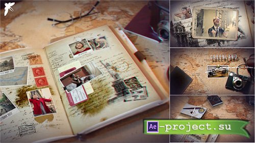 Videohive: Vintage Travel Journal - Project for After Effects 