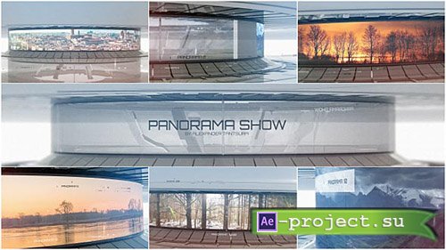 Videohive: 3D Panorama | Sci-Fi Video Displays - Project for After Effects 