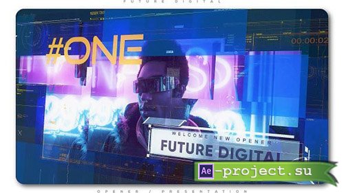 Videohive: Future Digital Opener Presentation - Project for After Effects 