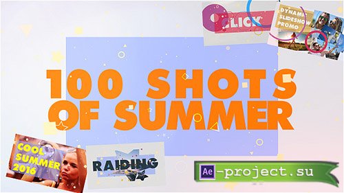 Videohive: 100 Shots of Summer Slideshow - Project for After Effects 