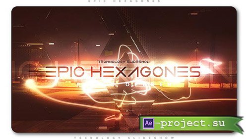 Videohive: Epic Hexagones Technology Slideshow - Project for After Effects 