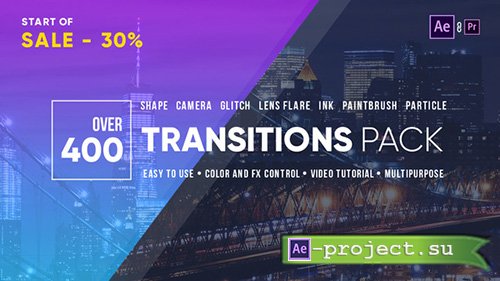 Videohive: Transitions 21861548 - Project for After Effects 